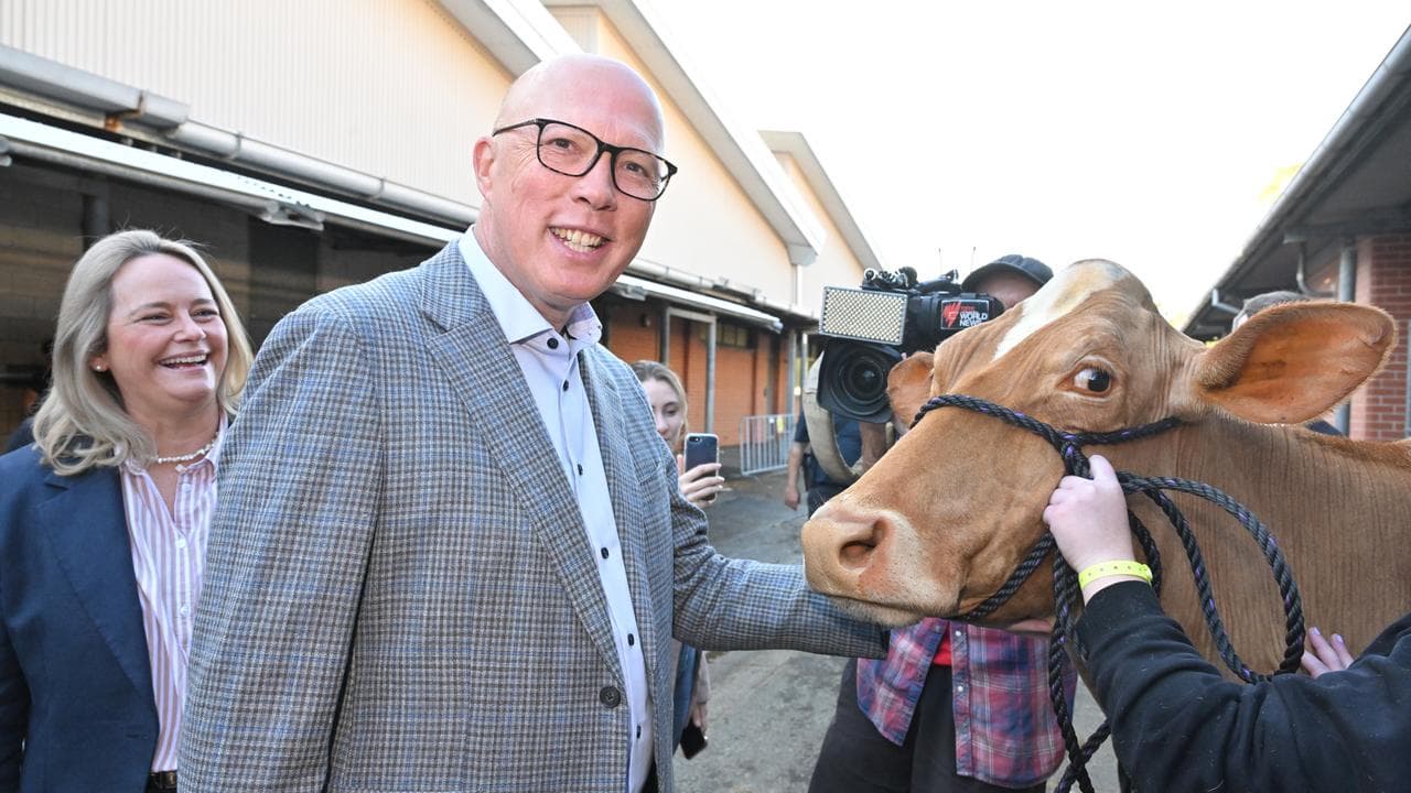 Peter Dutton at the Royal Easter Show in Sydney