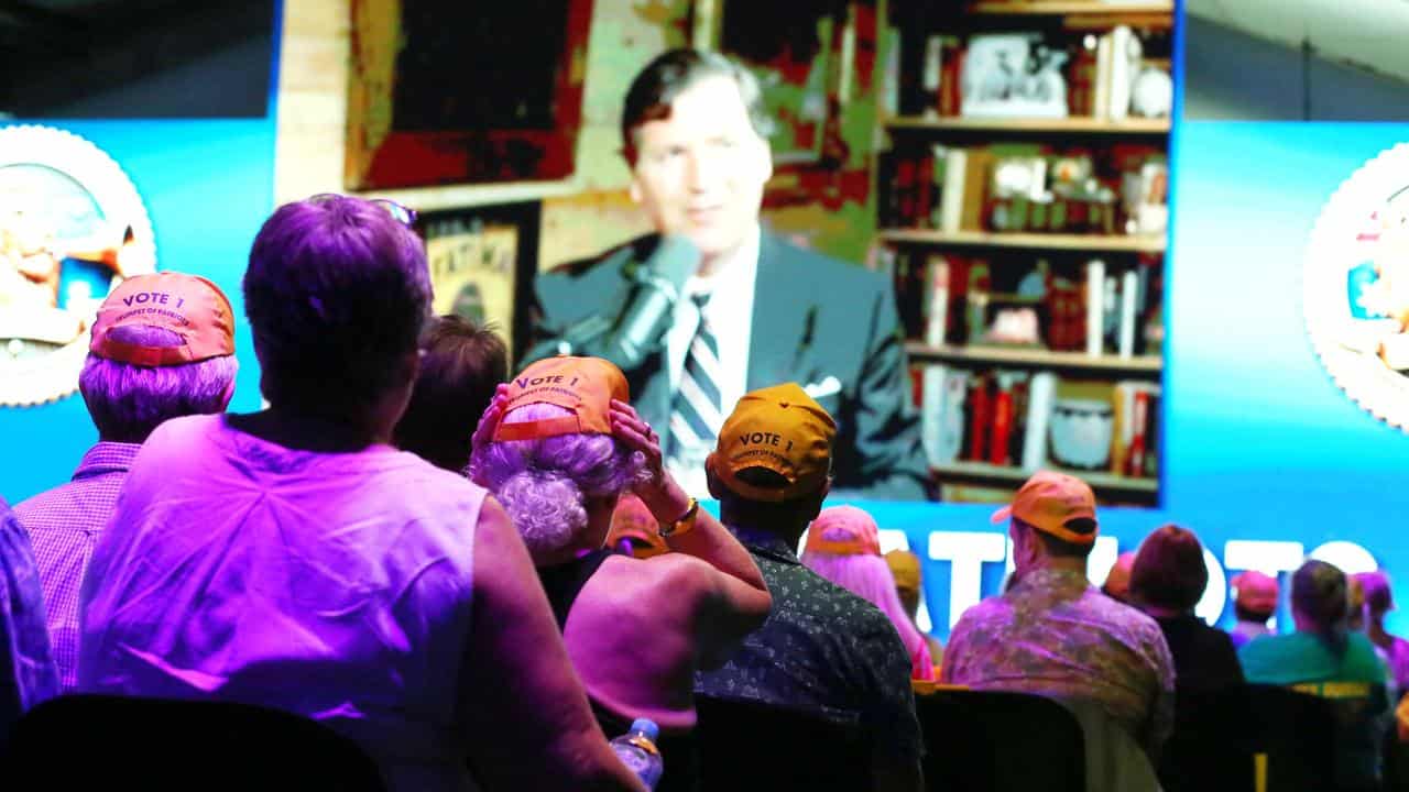 Video of Tucker Carlson at the Trumpet of Patriots’ national launch