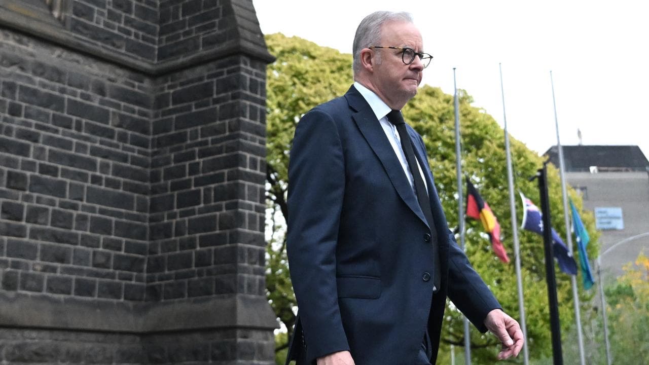 Australian Prime Minister Anthony Albanese attends mass 