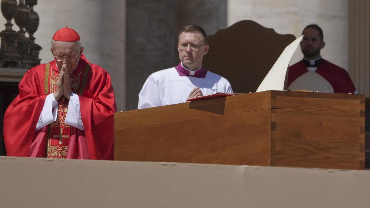 Cardinal Giovanni Battista Re presided over the funeral of the Pope
