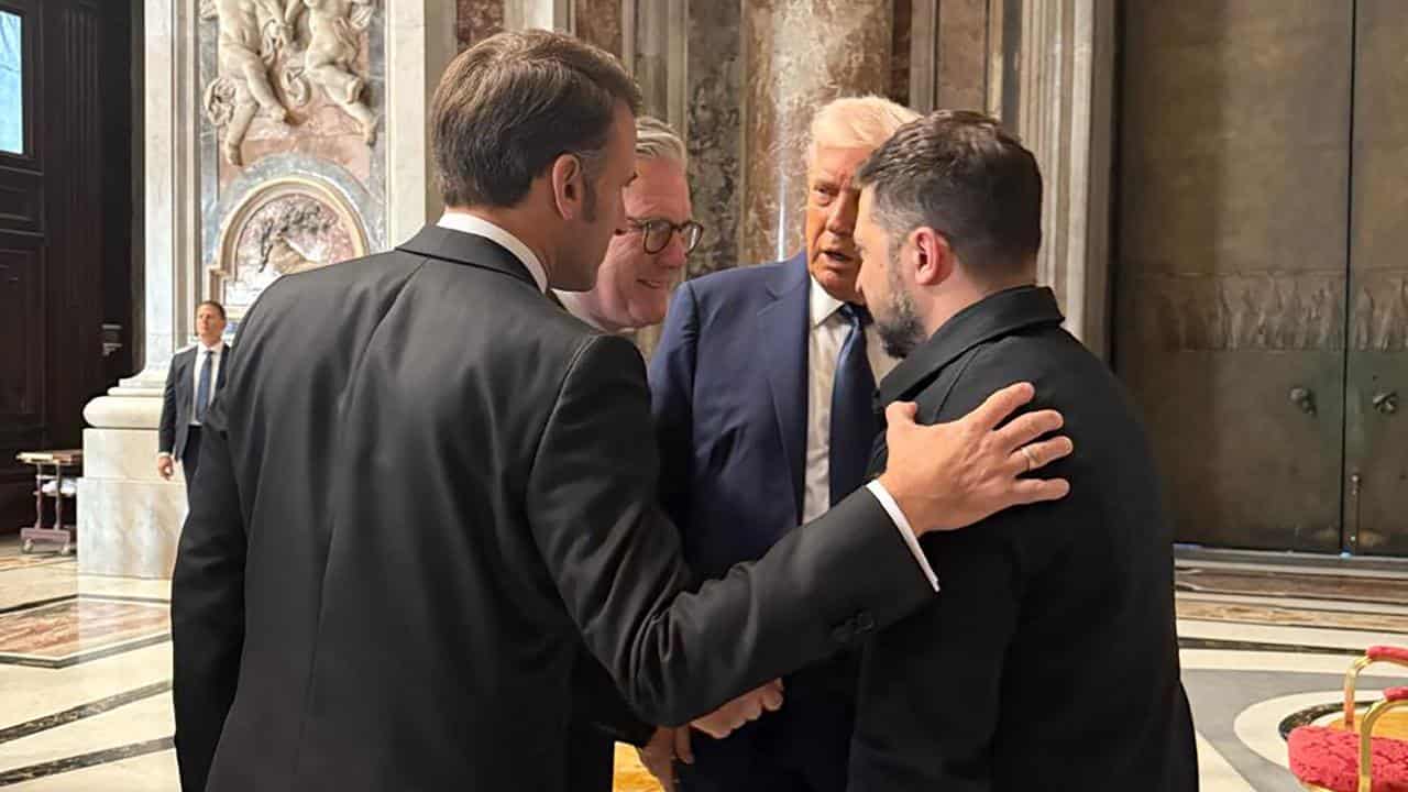 Ukraine's President Volodymyr Zelenskiy and world leaders