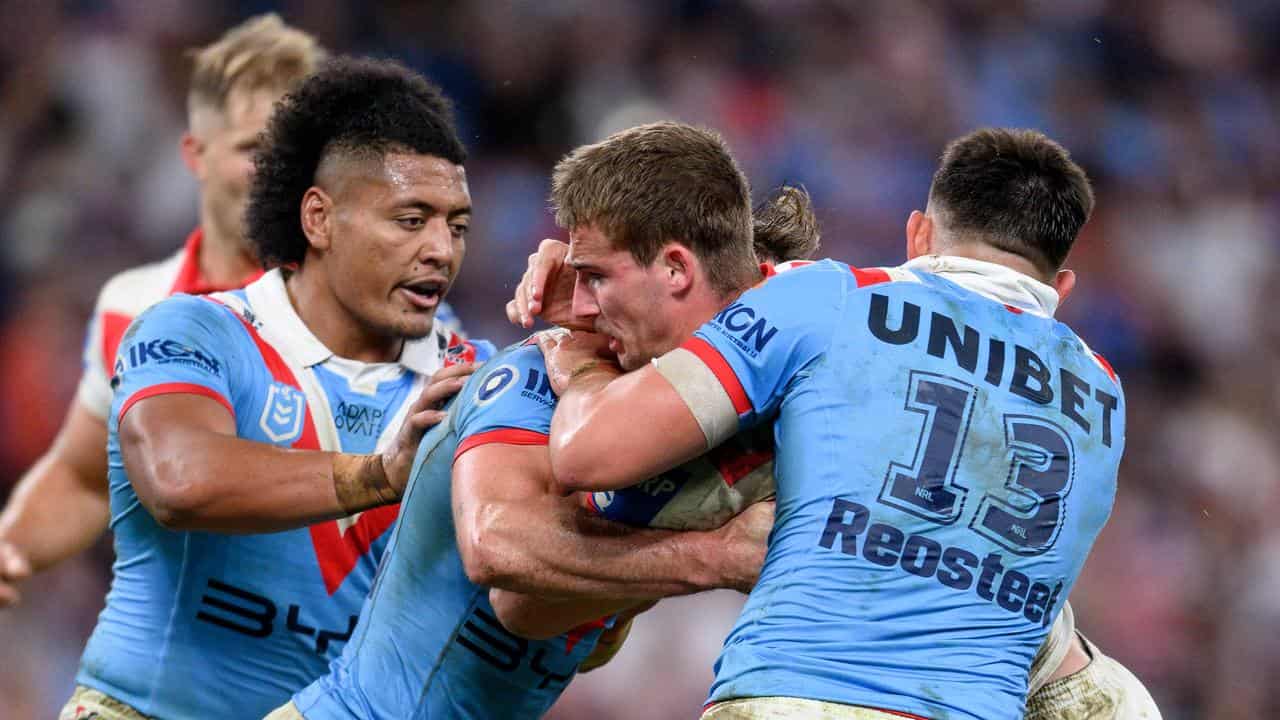 A file photo from an NRL match