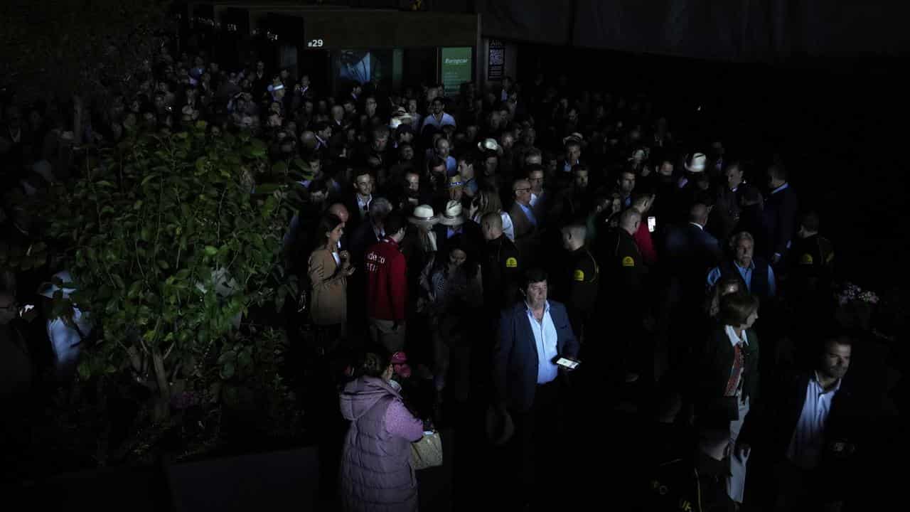 Spectators at the Madrid Open