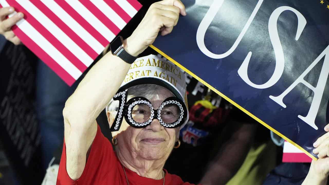A Trump supporter