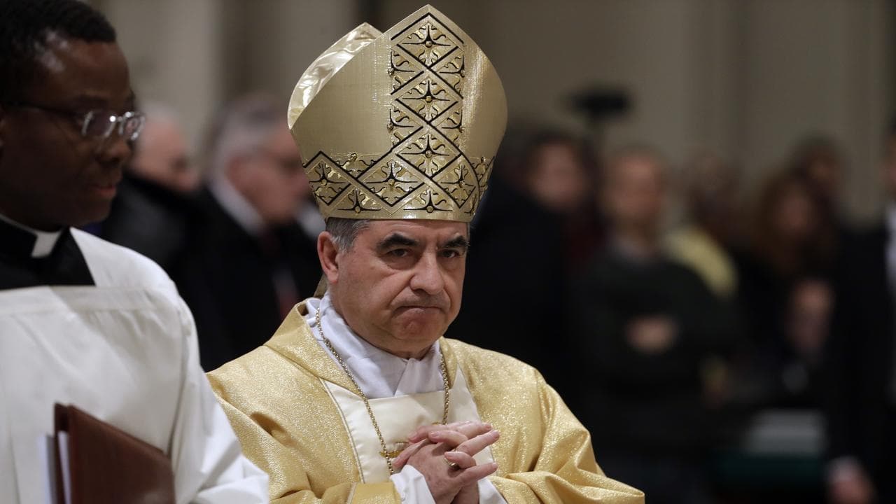 A file photo of Angelo Becciu