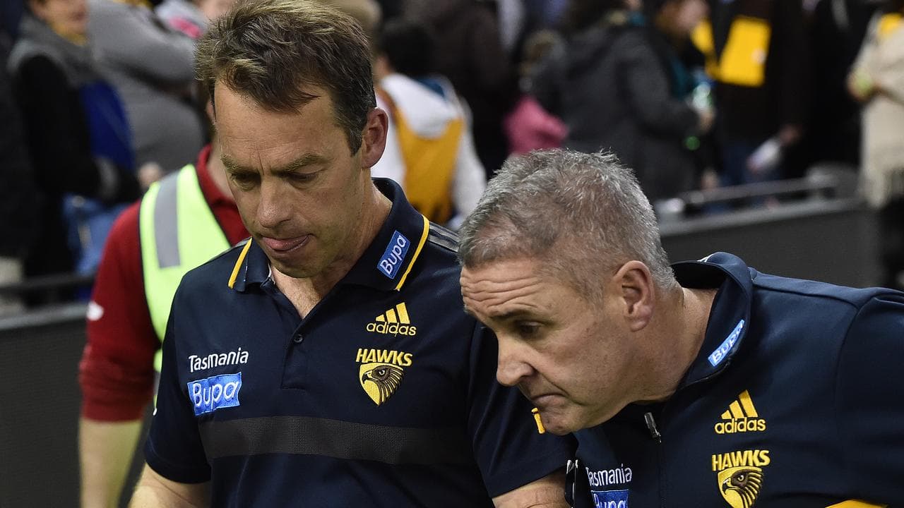 (L-R) Alastair Clarkson and Chris Fagan.