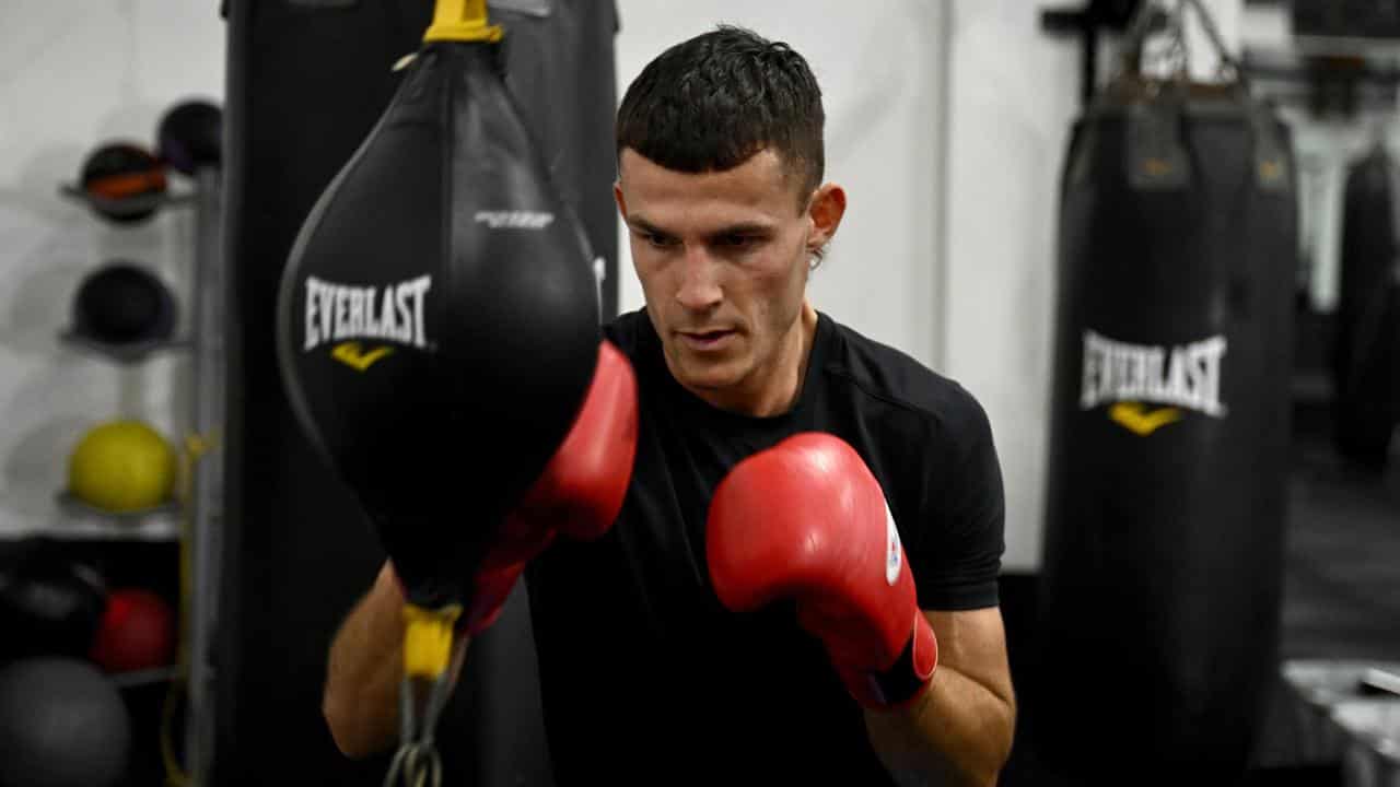 Australian boxer Harry Garside