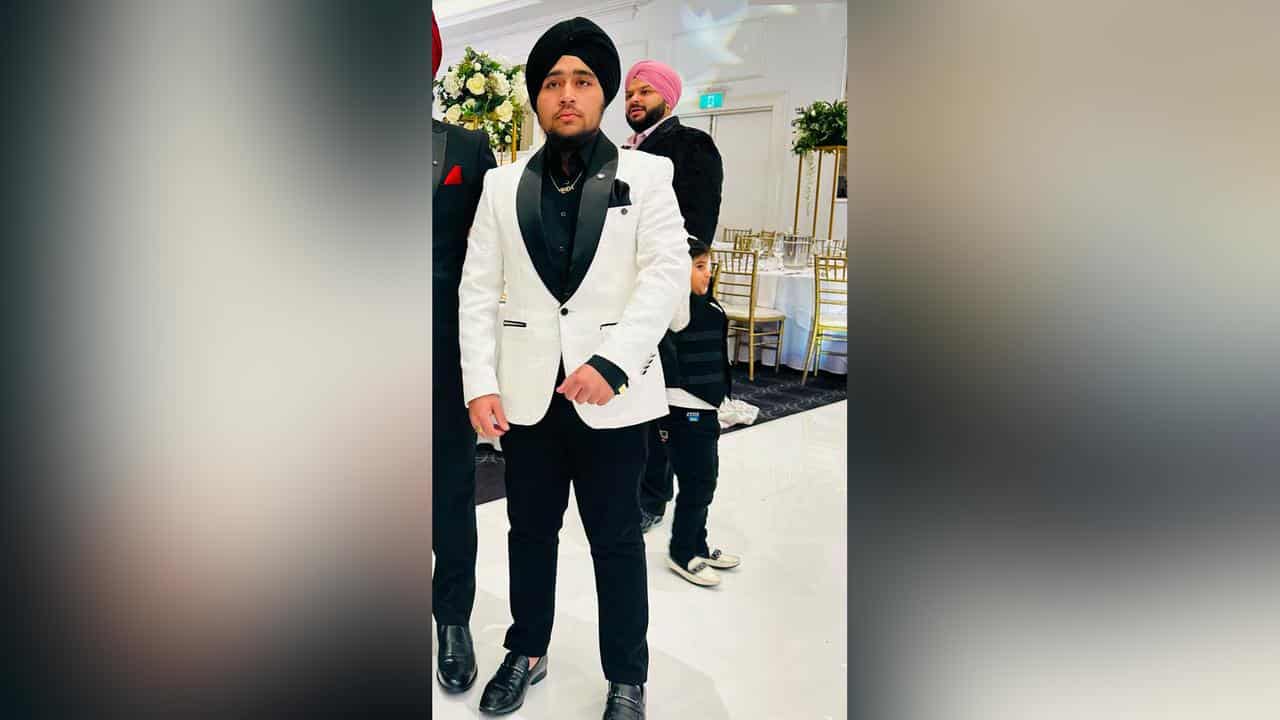 18-year-old Ekampreet Singh Sahni at a family event