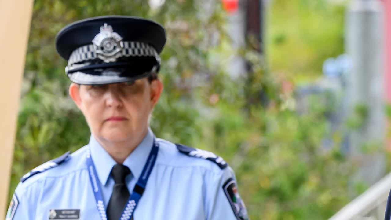 Sergeant Tracy Morris and Inspector Bernard Quinlan