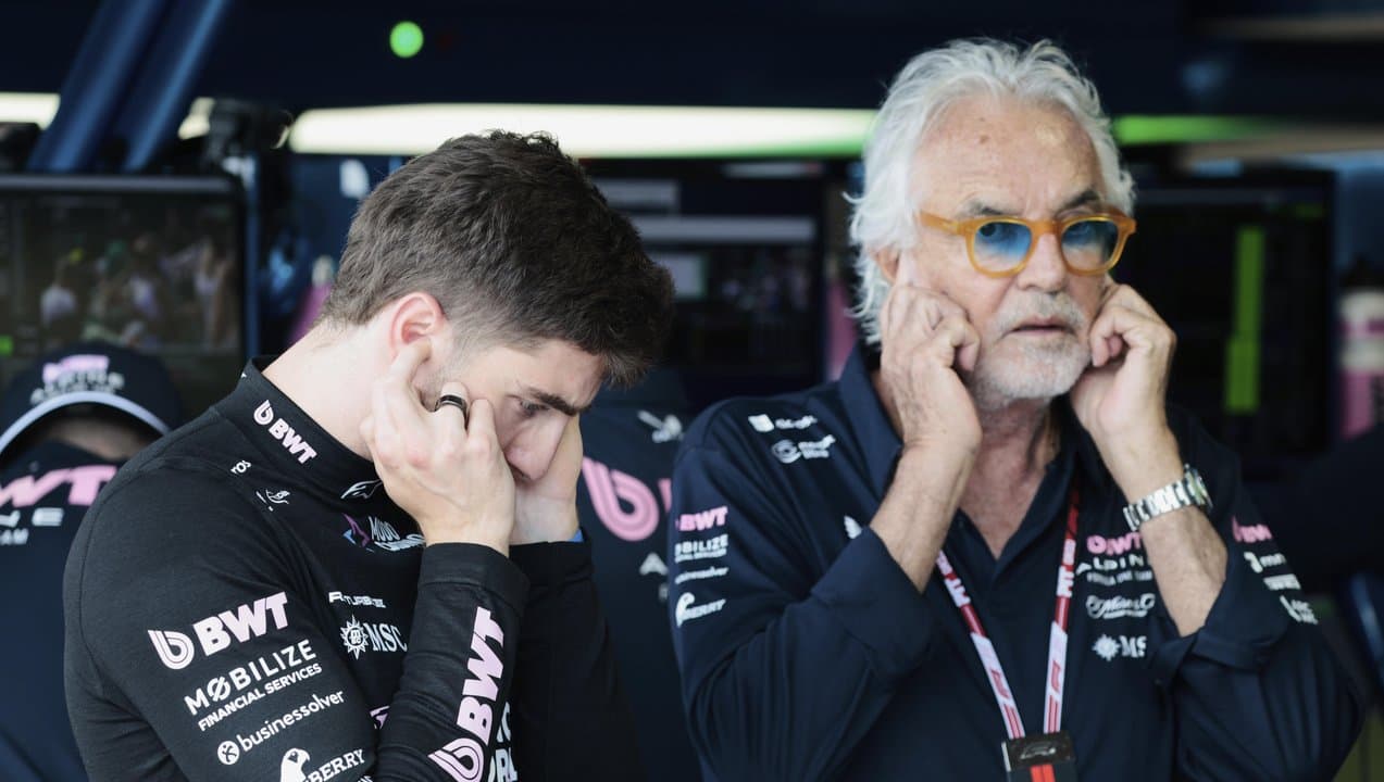 (L-R) Jack Doohan and Flavio Briatore.