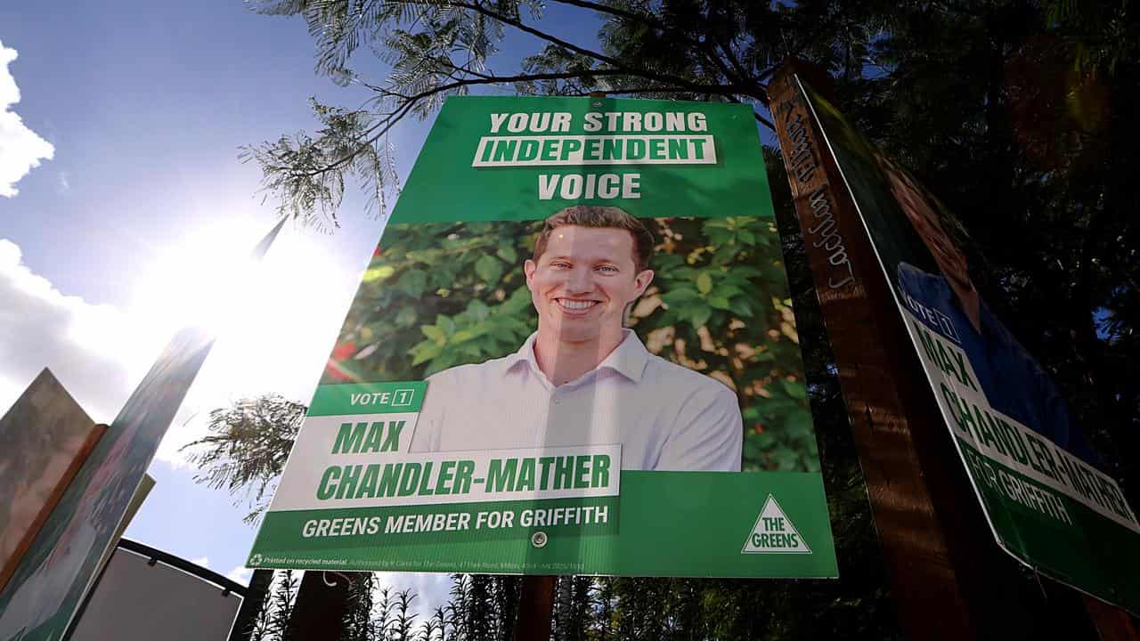 Poster of Greens MP Max Chandler-Mather
