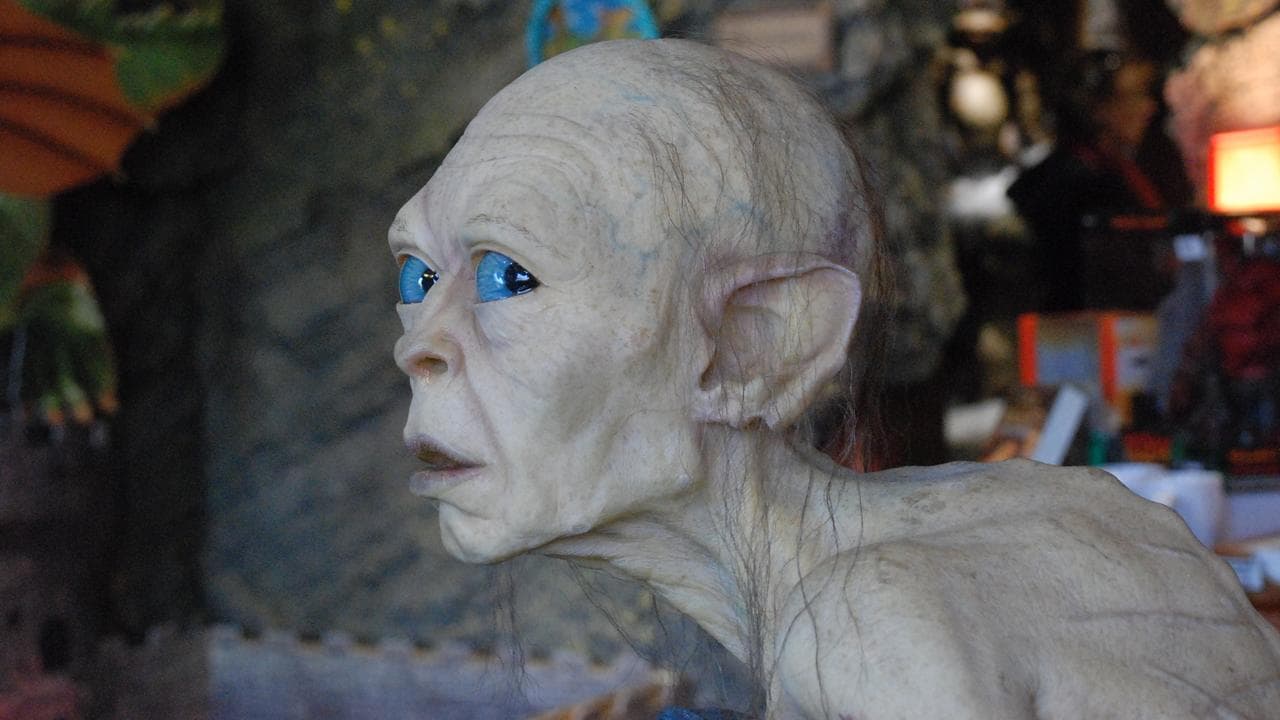 A lifelike model of Gollum at Weta Cave, Wellington (file)