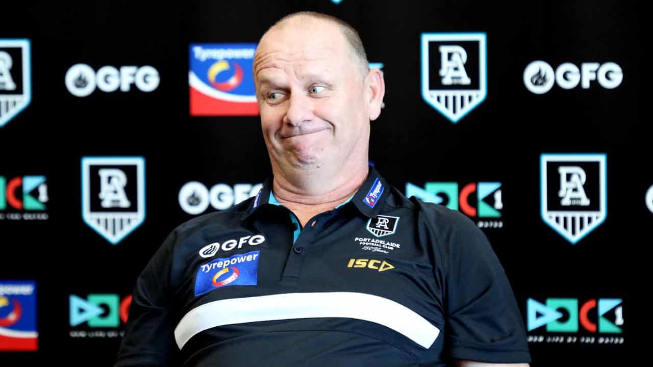 Port Adelaide coach Ken Hinkley