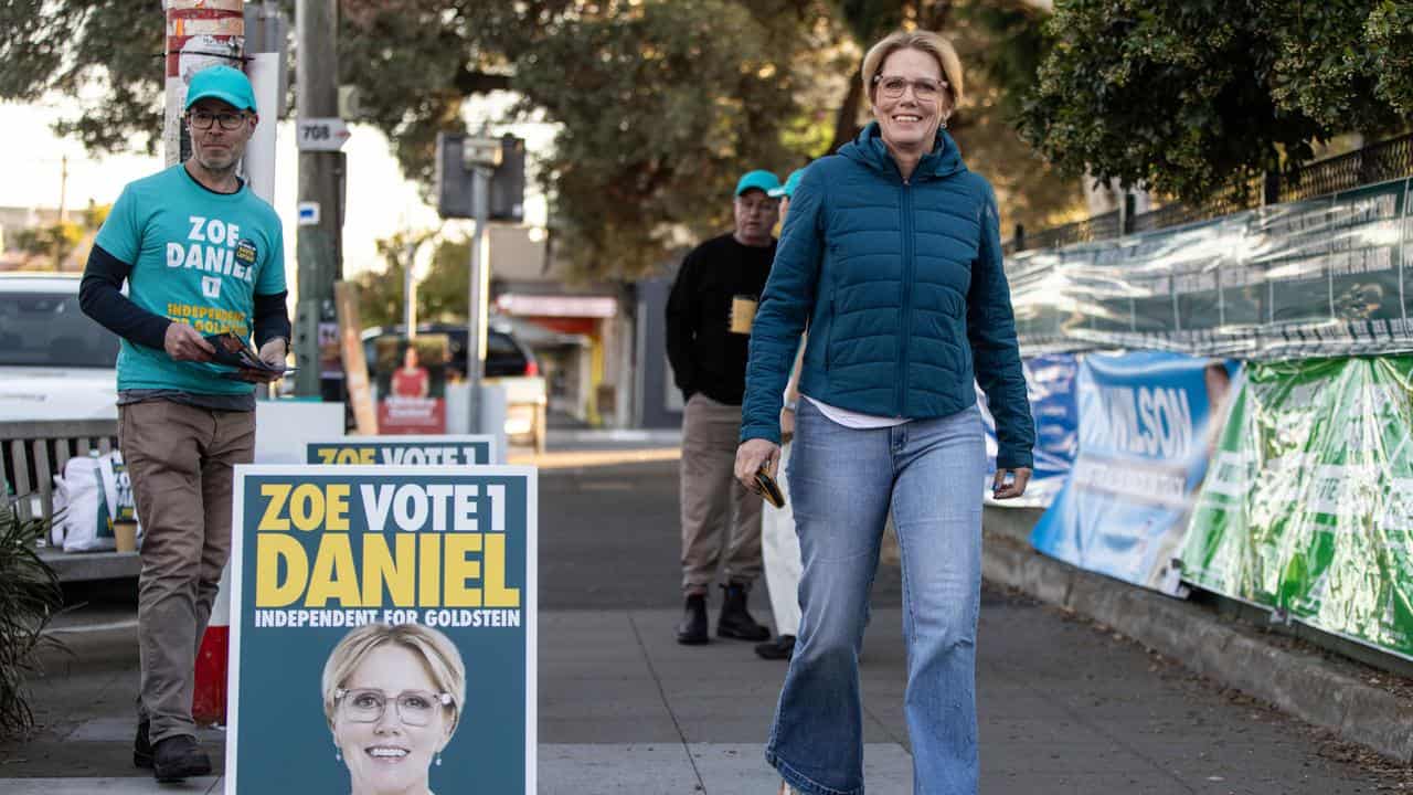 Independent candidate Zoe Daniel