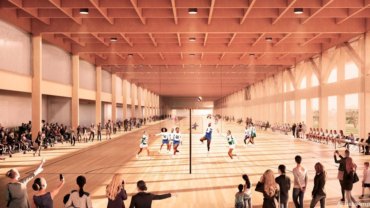 An artist’s impression of the Albert Park upgrade