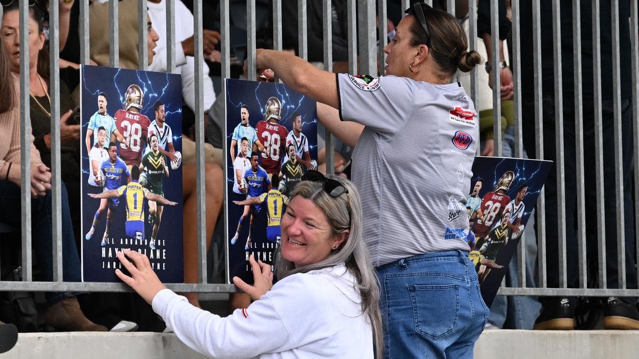 Fans showed their support for former NRL player Jarryd Hayne