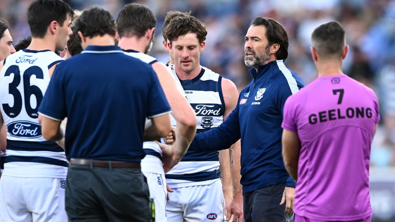 Geelong coach Chris Scott