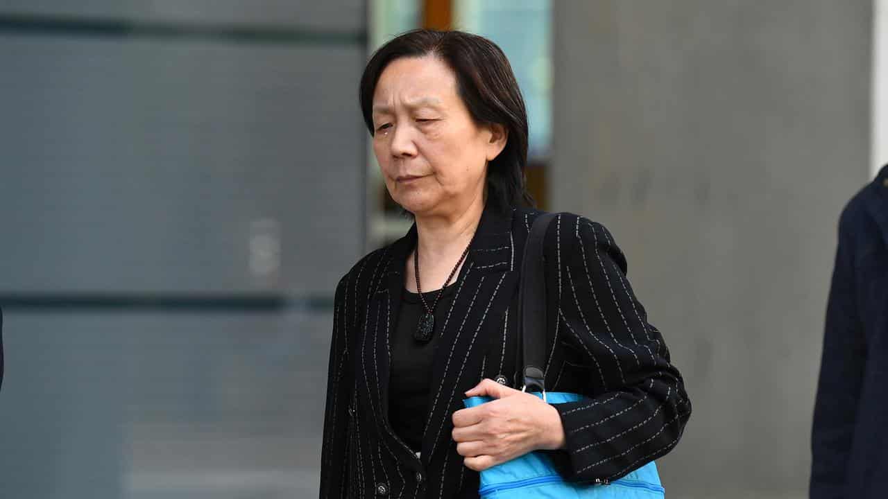 Rongmei Yan, mother of Qiong Yan (file)