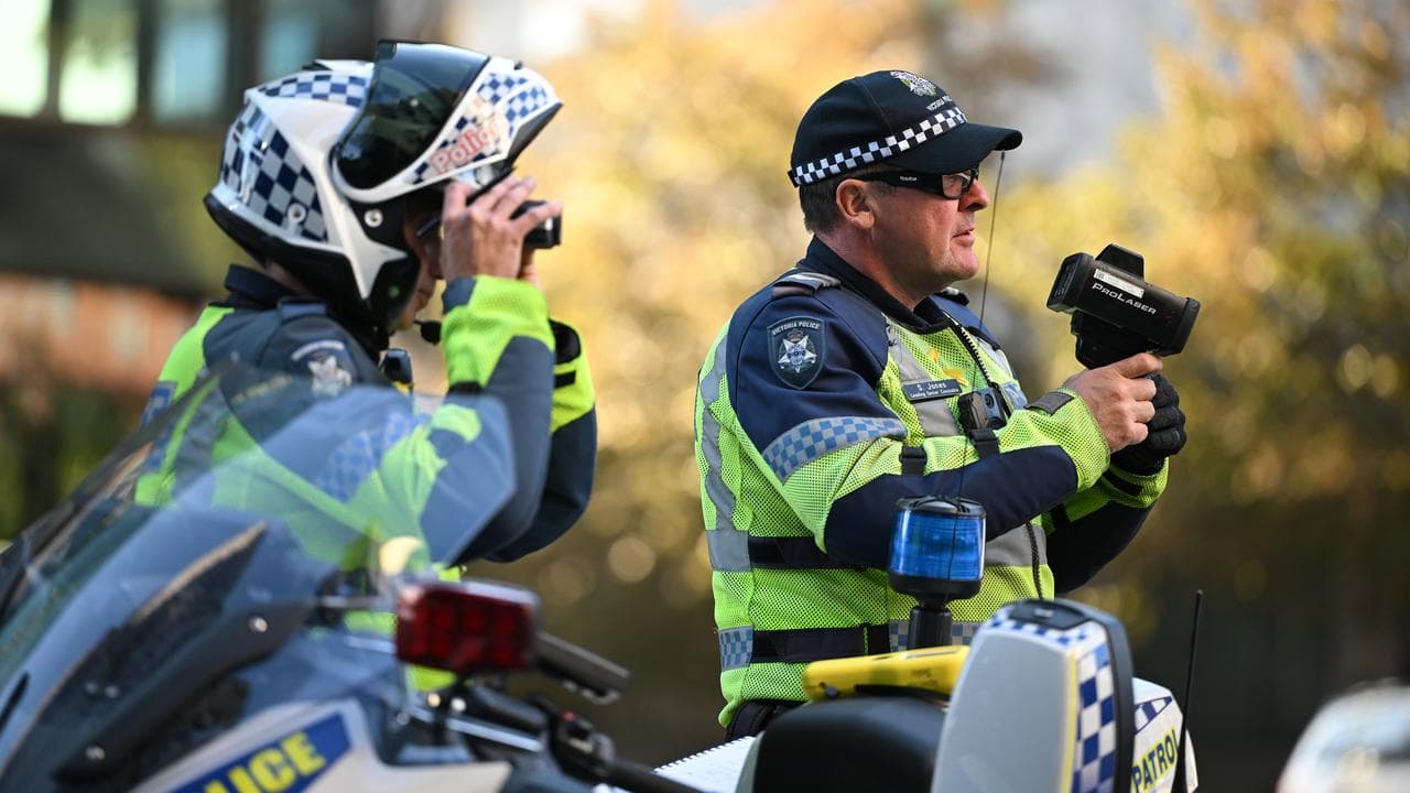 Victoria Police speed checks.