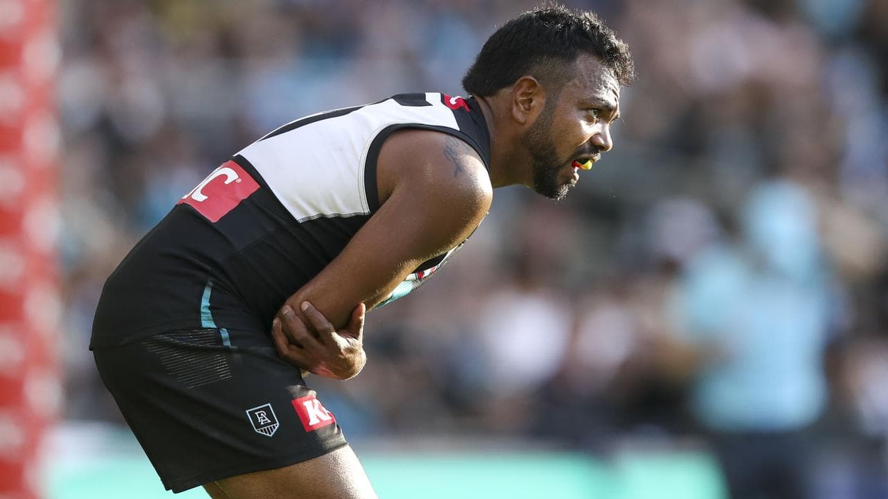 Port Adelaide forward Willie Rioli
