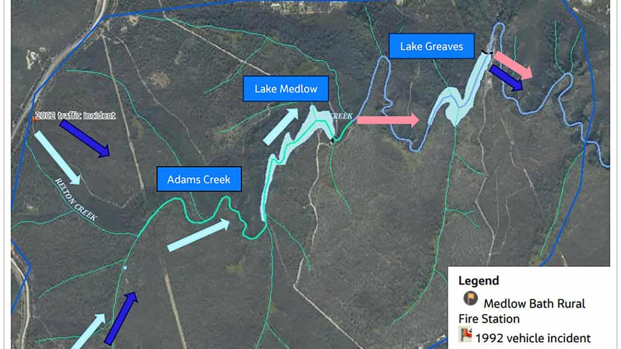 A preliminary conceptual site model of PFAS flow in the Blue Mountains