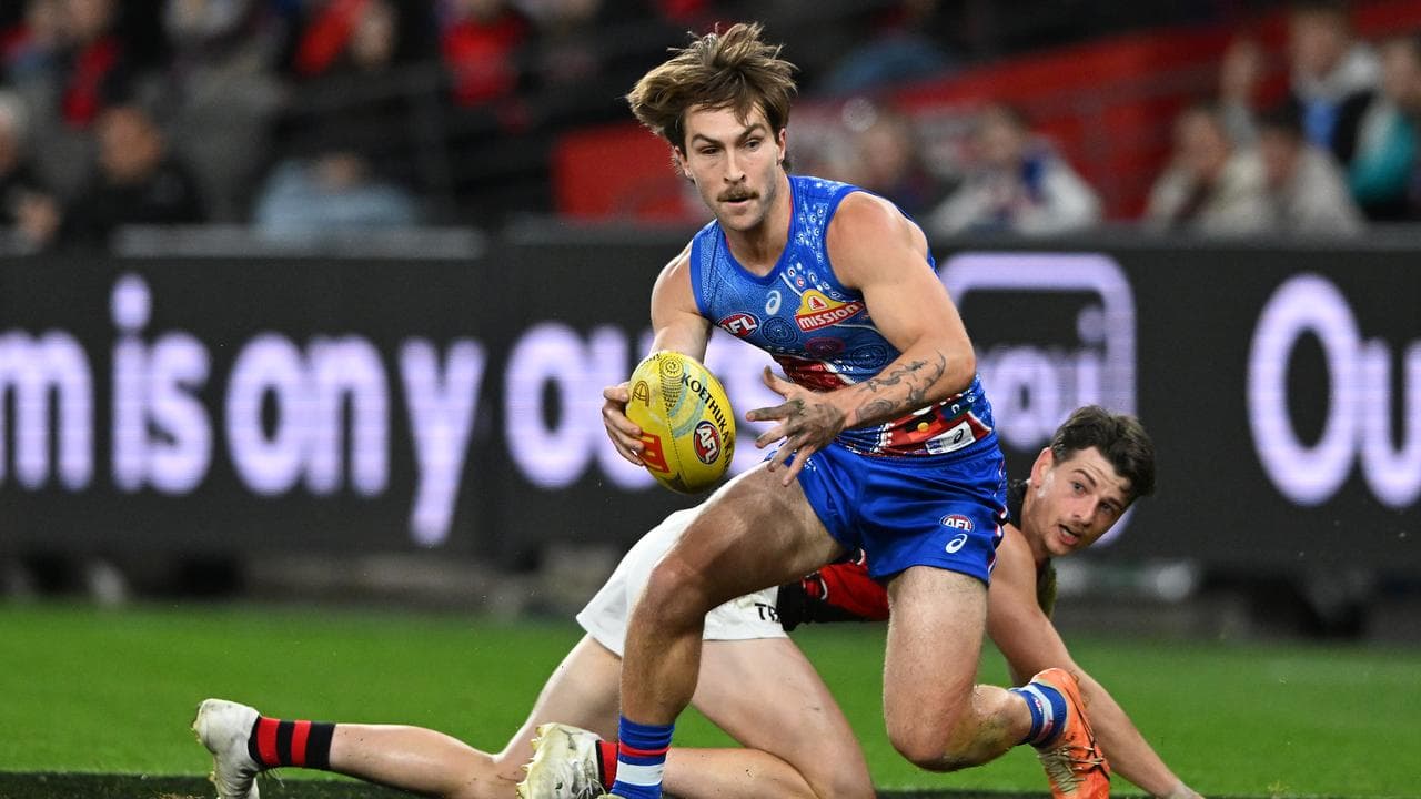 Rhylee West of Western Bulldogs.