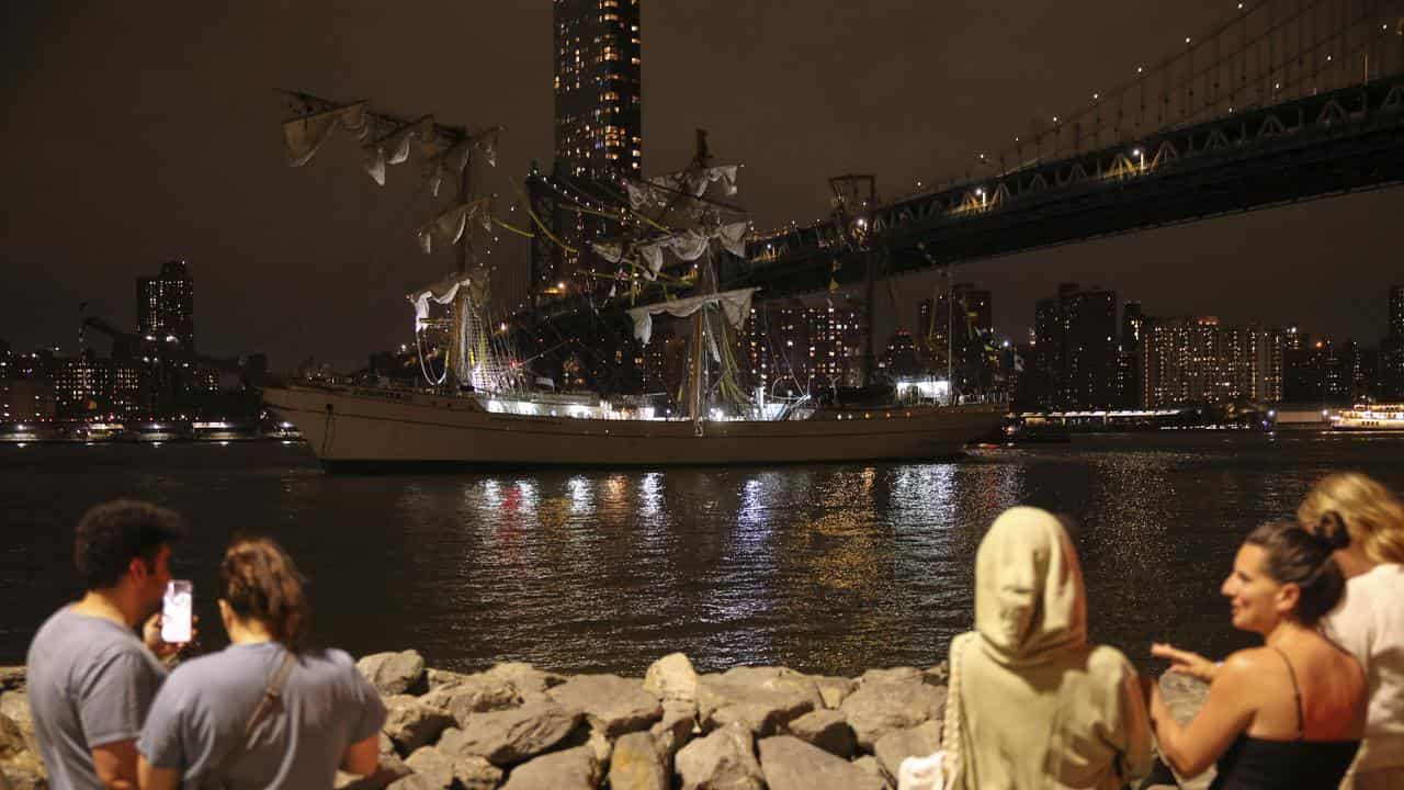 The Mexican Navy training ship