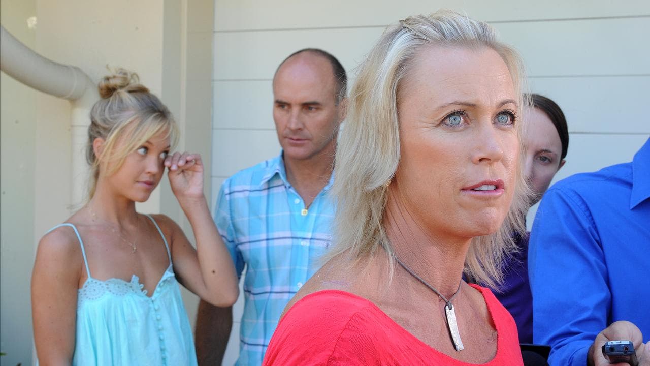 Lisa Curry with her daughter Jaimi (left) and ex-husband Grant Kenny