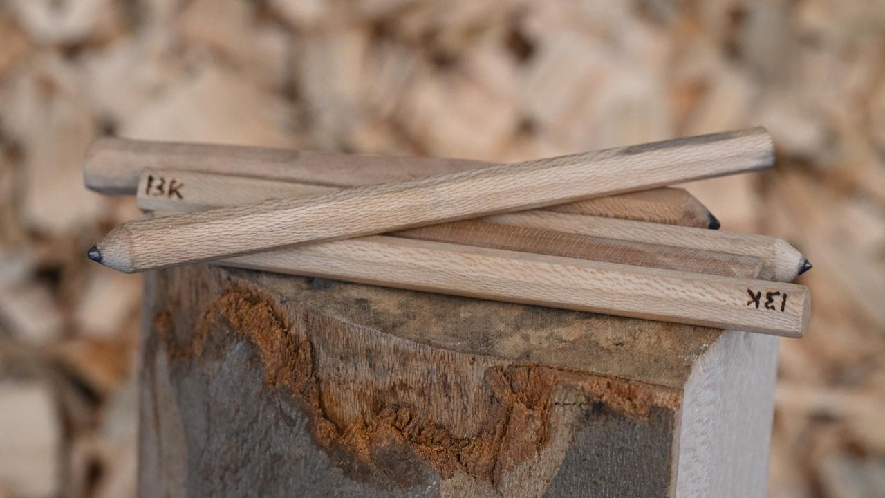 Detail image of items made from Plane Trees