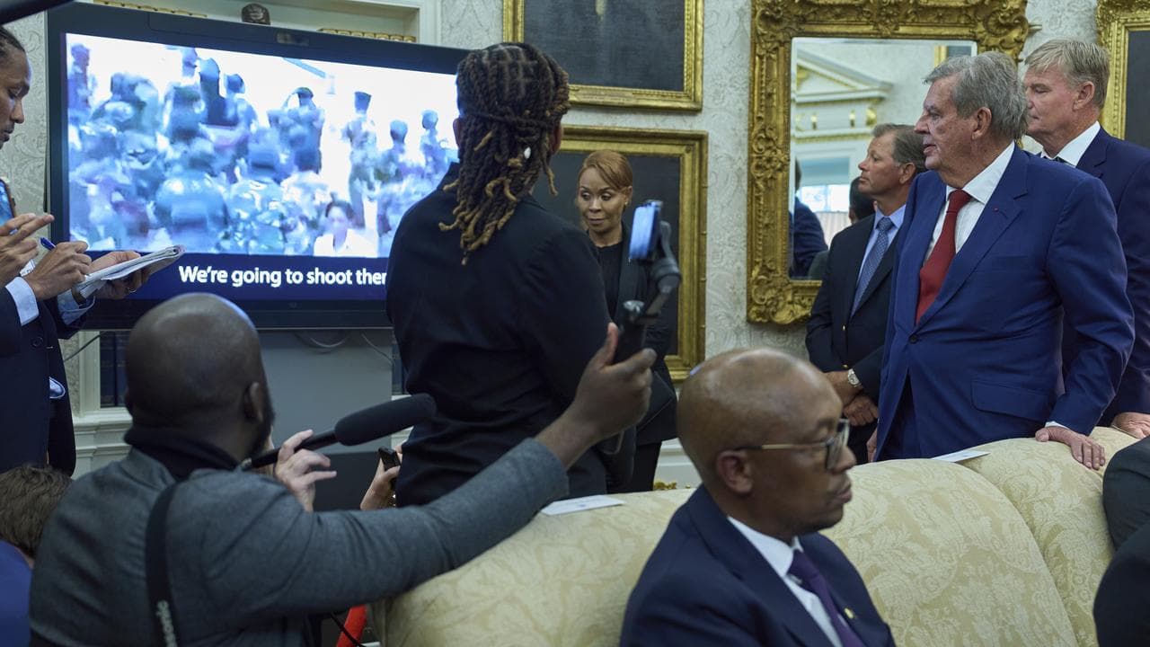 A video played during the meeting 