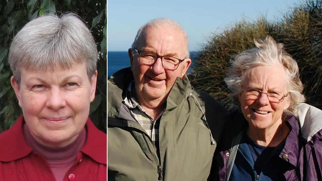 Heather Wilkinson (left) and Don and Gail Patterson (right, file)