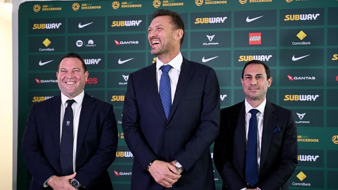 (L-R) James Johnson, Tony Popovic and Anter Isaac.