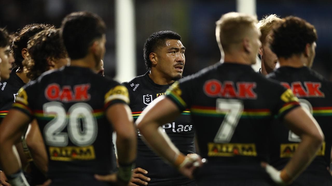 Disappointed Penrith players.