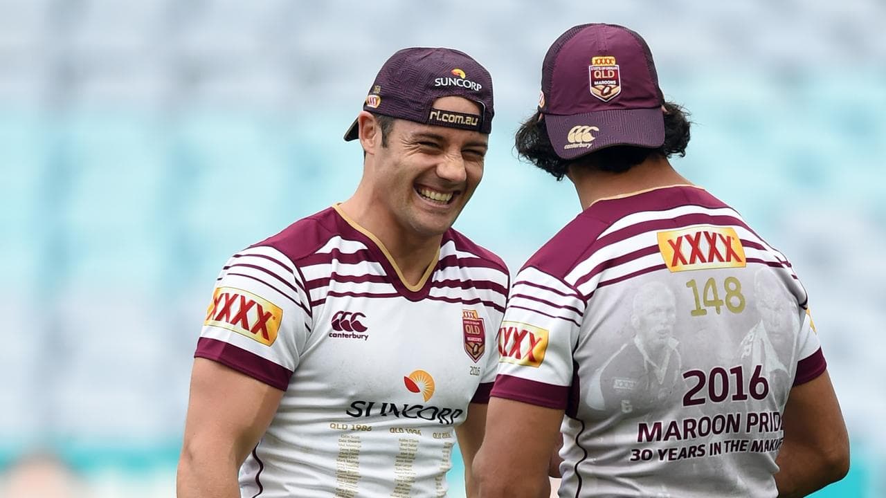 Queensland State of Origin players Cooper Cronk