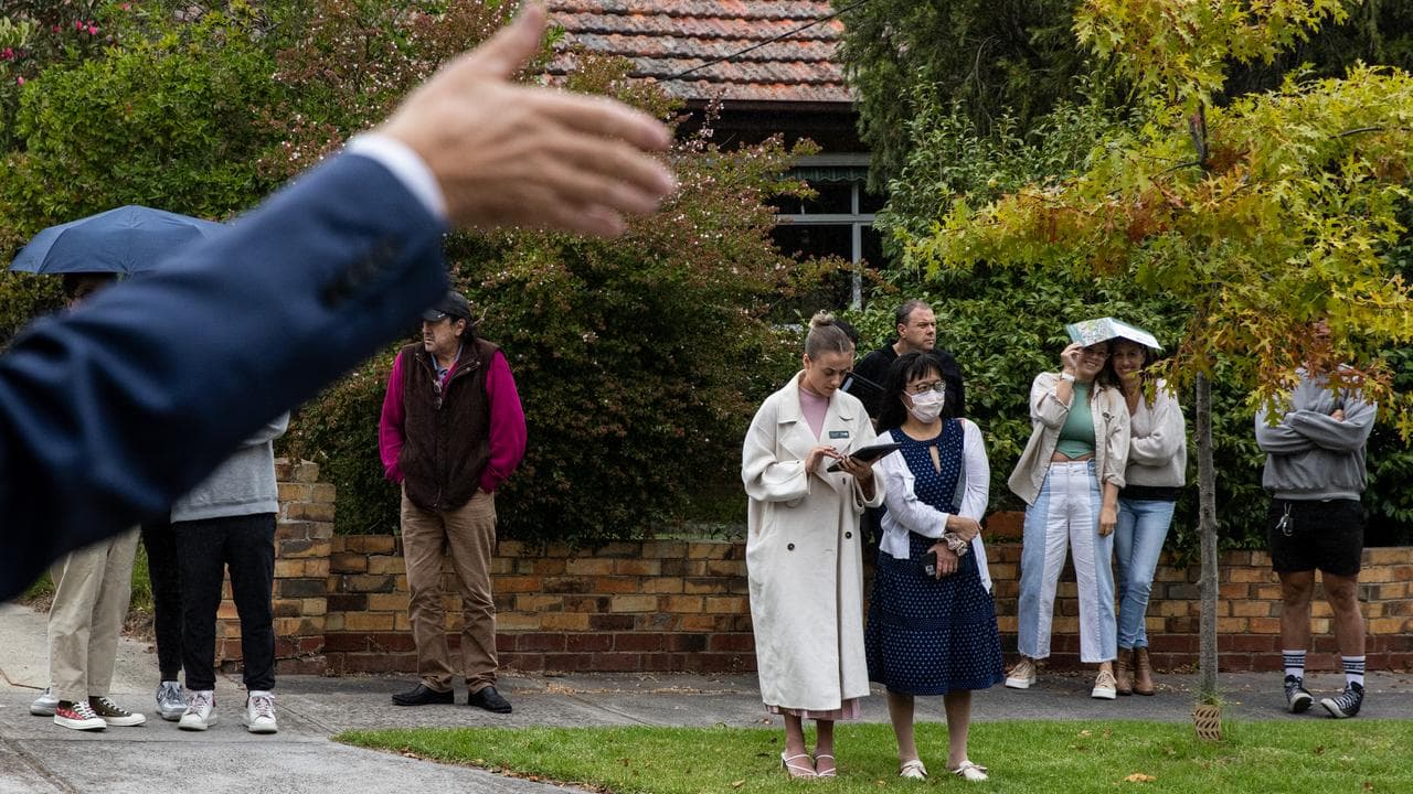 A property auction (file image)