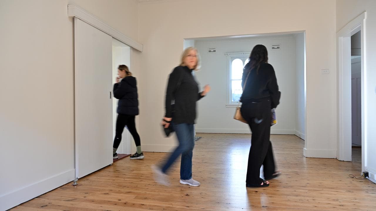 Buyers inspecting a house (file image)