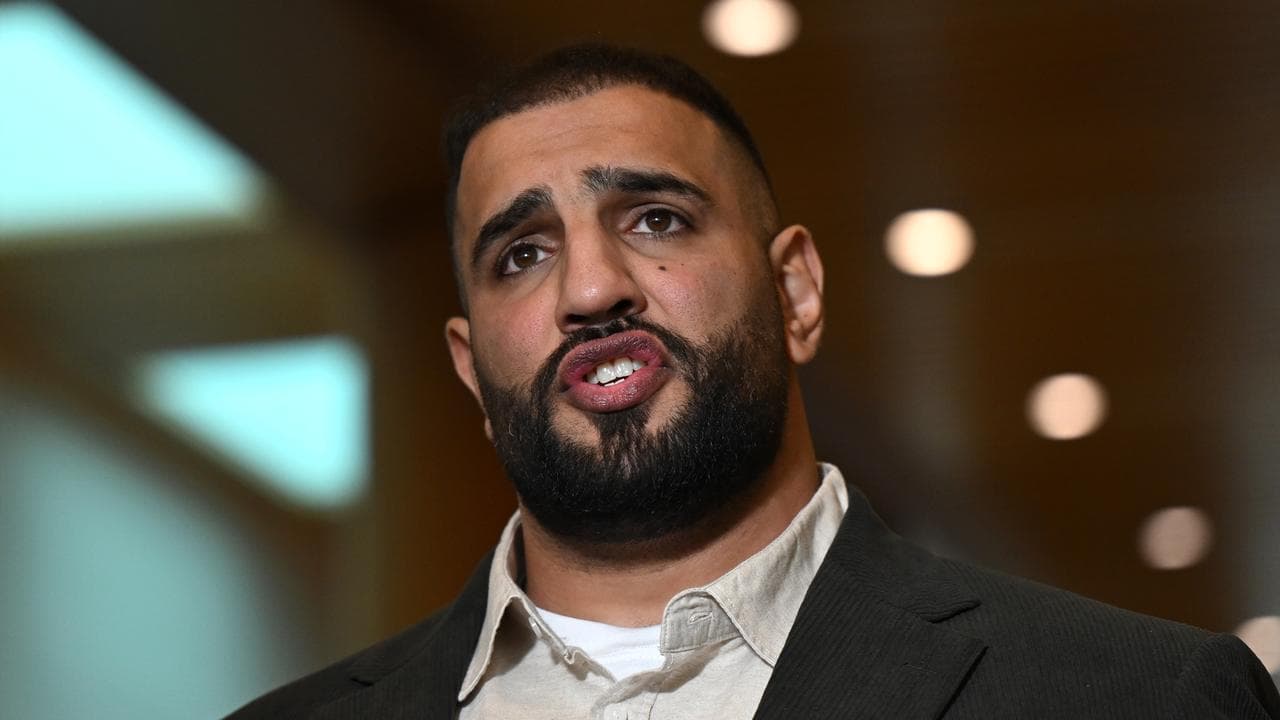 Dr Mohammed Mustafa speaks to the media