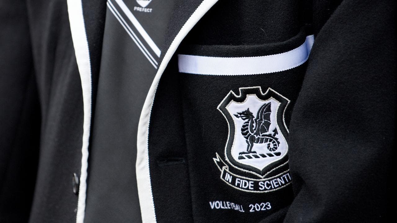 Newington College uniform (file)