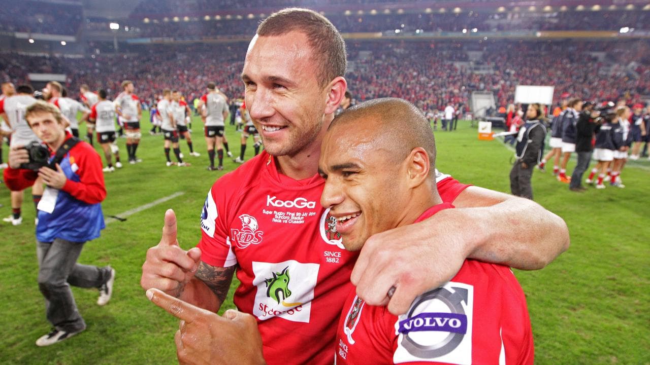 Quade Cooper and Will Genia