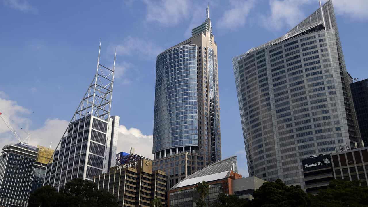Skyline of Sydney's CBD