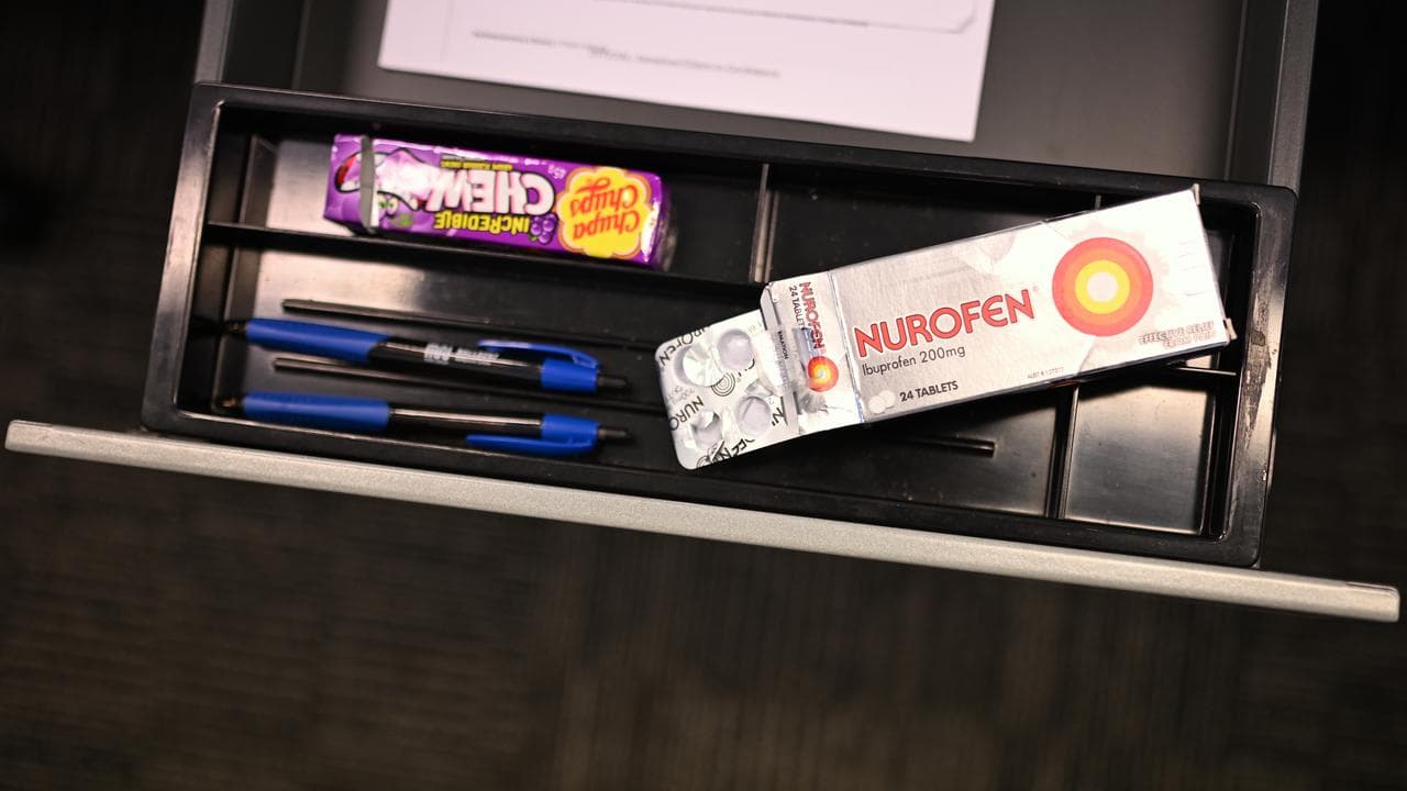 A package of ibuprofen