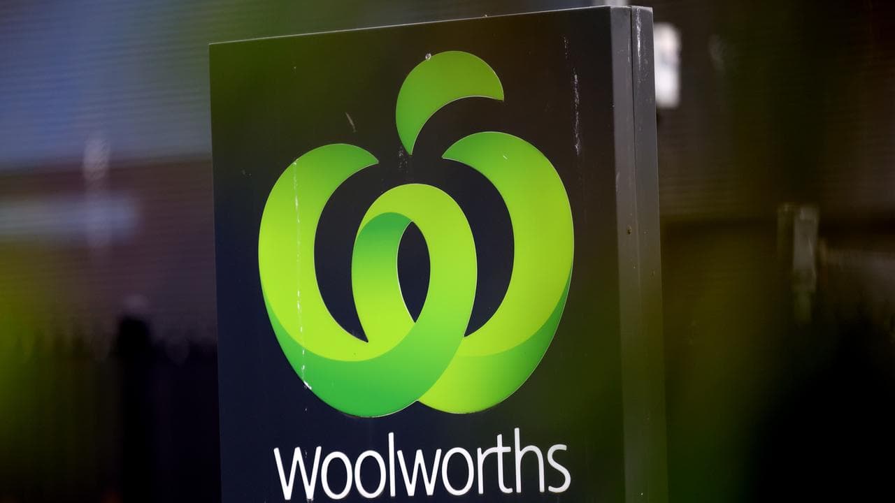Woolworths supermarket signage