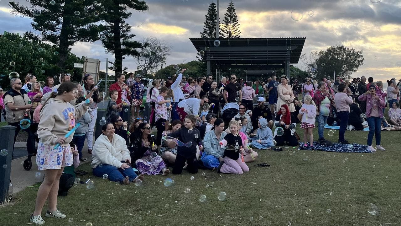A vigil in honour of Sophia Rose.