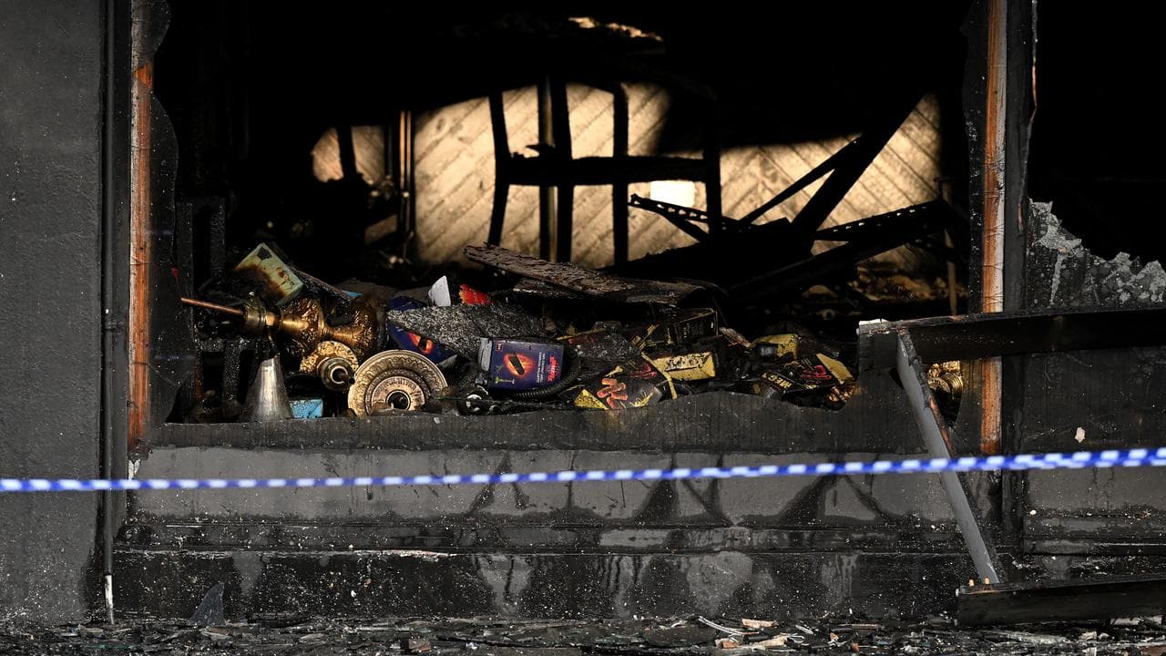 Firebombed shop