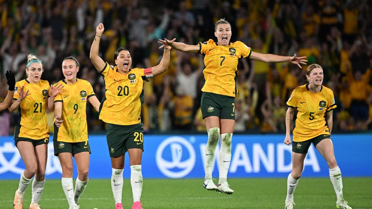 Matildas jump for joy