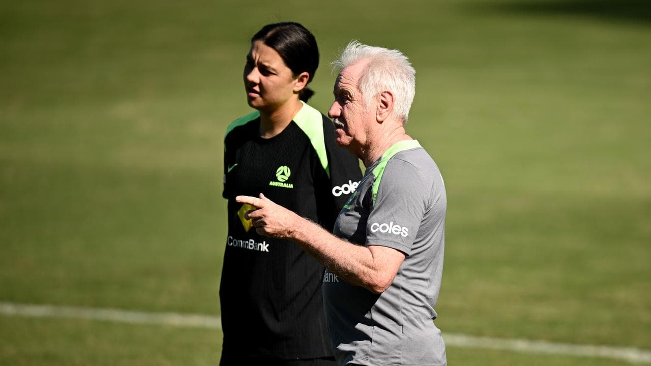 Tom Sermanni and Sam Kerr
