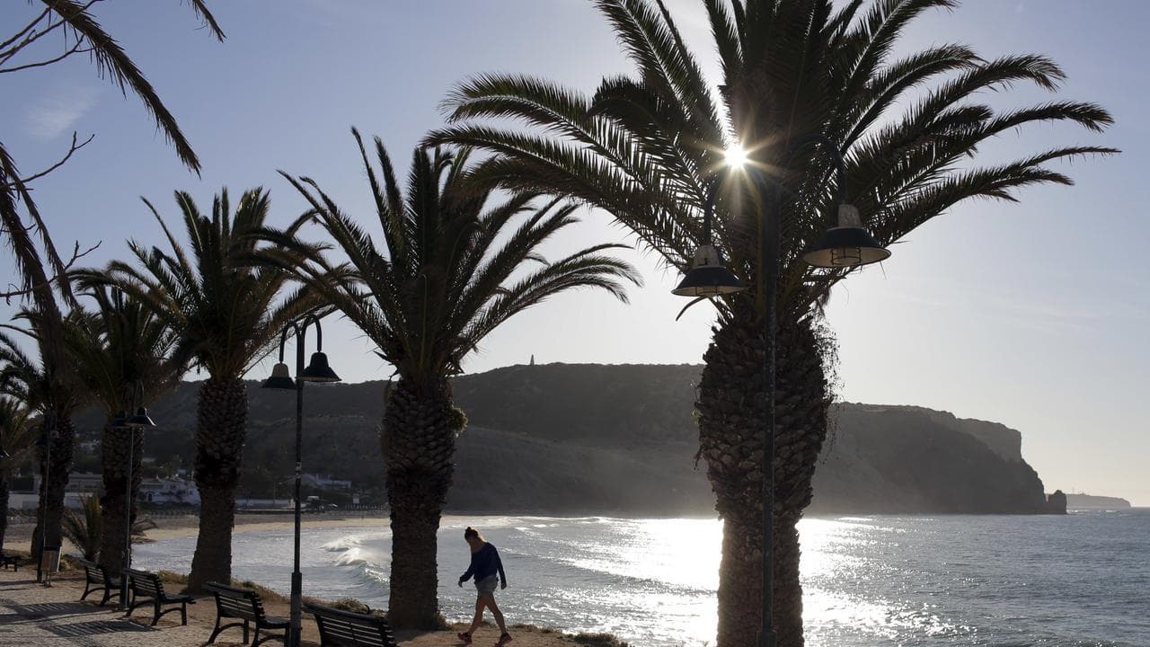the village of Praia da Luz, in southern Portugal