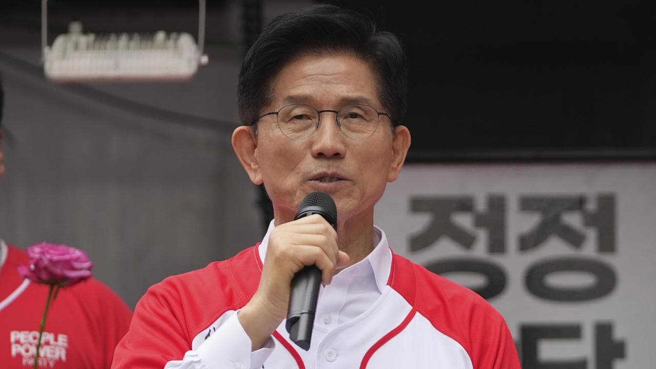 South Korea's People Power Party's candidate Kim Moon Soo Kim