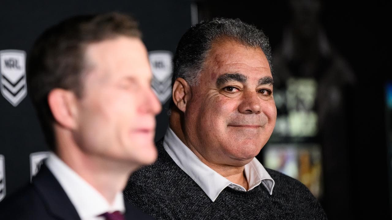 Mal Meninga speaks to the media