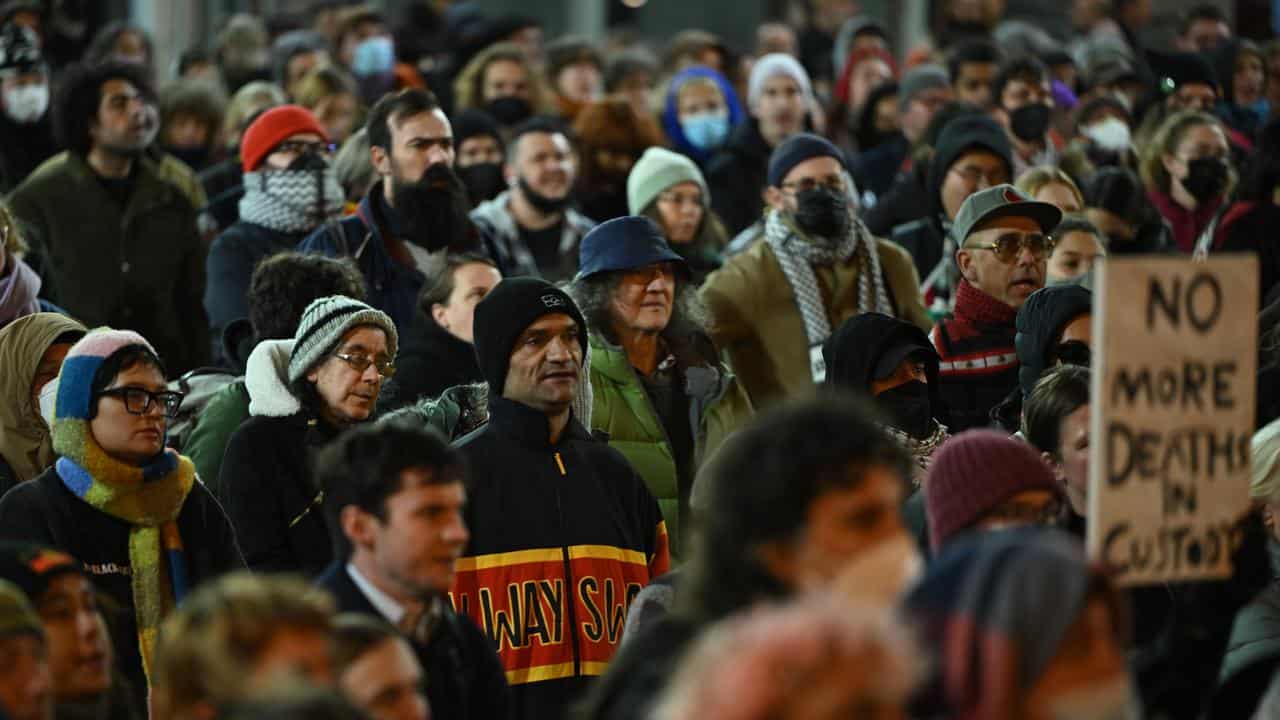 Kumanjayi White rally